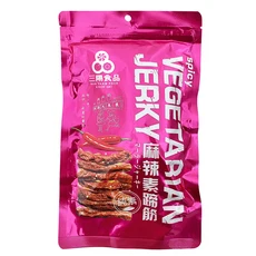 三陽食品 麻辣素蹄筋 香Q彈牙 無防腐劑 無膽固醇 素食, 250g, 1包