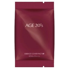 AGE20'S 緋紅逆時光澤爆水粉餅 補充包 SPF50+/PA++++ BE-21, 亮白色, 1個