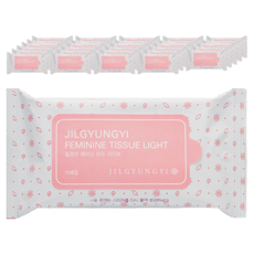 JilGyungYi 質更益 抽取式植感私密處用濕紙巾 粉色款 10張入, 10張, 30包
