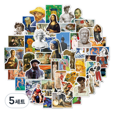 예스몰 팬시 스티커 52p, 5세트, 유화