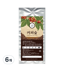 커피숲 브라질 산토스 원두, 더치, 500g, 6개