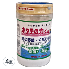 日本漢方 貝殼粉蔬果清潔劑 90g, 100%天然, 無色無味, 去除農藥, 4瓶
