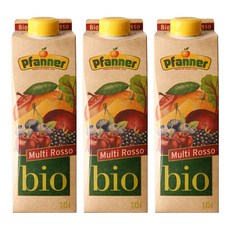 Pfanner Rosso綜合果汁, 1L, 3瓶