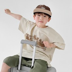 BerryCloset 兒童加州顏料染夏季短袖T恤