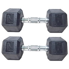 AD-ROCKET 六角包膠啞鈴, 7.5kg, 2個