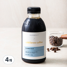 훔볼트 콜롬비아 디카푸 콜롬비아 디카페인 콜드브루 커피, 4개, 500ml