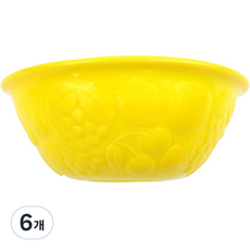 kitchen U 水果碗, 6個, 黃色