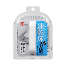 LEC 無死角地板清潔刷頭, 粗細W型刷毛, 梯形刷毛, 轉角壁面清潔, 白色, 1個