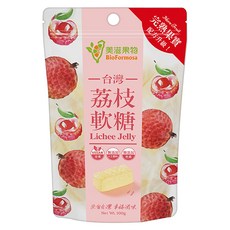 BioFormosa 美滋果物 荔枝果汁軟糖, 100g, 1包