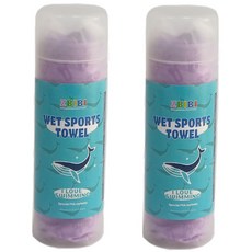 ZBIBI 吸水毛巾 海灘巾 泳池毛巾, 紫色, 2個