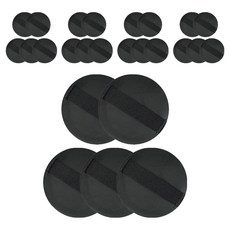 BetterWells 單手超簡易低刺激去角質搓澡巾, 黑色, 25個, 1入