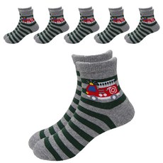 D&G 交通工具大集合 消防車1/2童襪 Set 6雙, 13~16cm, 中灰