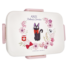 Skater KIKI 抗菌塑膠便當盒 17.5 x 12.9 x 5.8cm 650ml, 米色 + 深藍色, 1個