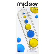 mideer半圓球量泥器 6種半圓球尺寸, 3歲, 1個, MD3394