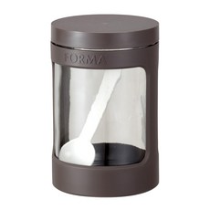 ASVEL 多彩玻璃調味罐, 680ml, 完全密閉設計, 附5ml小湯匙, 防滑套, 1個