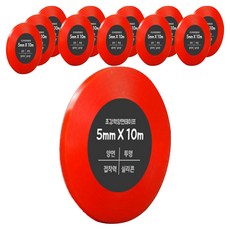 DADA 超強力雙面膠帶 5mm x 10m, 透明, 12個