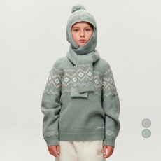 MaritheFrancoisGirbaud 北歐風針織巴拉克拉瓦圍巾