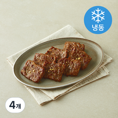 구이고 직화 떡갈비 (냉동), 500g, 4개