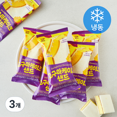 서주 고구마케이크 샌드 아이스크림 (냉동), 3개, 6개입, 180ml
