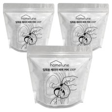 Homelene 一次性行李箱輪套 100入, 3個, 透明