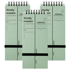 뮤니드 스마트 단어 암기장 140매, 민트, 3개