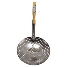 双炮 白鐵網杓 正304不鏽鋼, 8吋(53 x 24cm), 1組