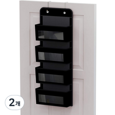 門掛式壁掛收納袋 01, 黑色, 2個