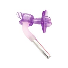 SUPER 休普 掛式滾珠飲水器, 不鏽鋼出水口, 掛在籠子上, 紫色, 1個