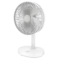 Kinyo USB靜音桌立風扇, UF-8705, 白色