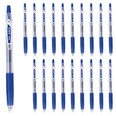 PILOT 百樂 果汁中性筆 0.38mm, 藍色, 20個