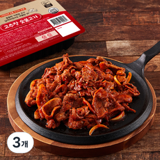 덕소숯불고기 고추장 숯불고기, 800g, 3개