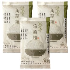 自在食刻 烏冬蒟蒻麵, 200g, 3包
