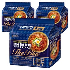 팔도비빔면 더블루 135g, 12개