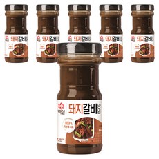 CJ BEKSUL 白雪 韓式豬排骨醬, 840g, 6個