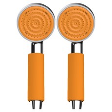 CEBIEN Punch彩色手持蓮蓬頭, 2個, 橘色