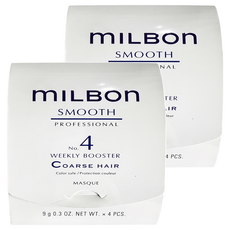 mILBOn 絲柔護髮系列 NO.4 粗硬髮 4個, 36g, 2組