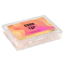 DIAMI 獨木舟尖頭透明指甲貼片 360入, 象牙, 1盒