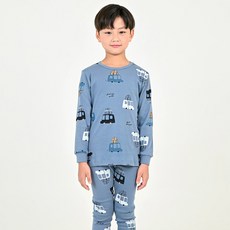 Kids Line 兒童復古汽車30支羅紋內衣