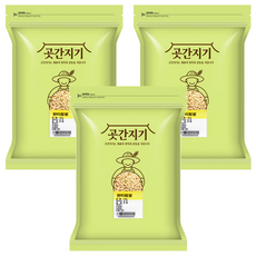 곳간지기 현미찹쌀, 1kg, 3개