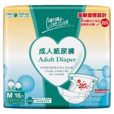 康乃馨 成人黏貼型紙尿褲 一般型, M, 16片, 1包