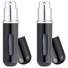 Bonnie Connie 隨身香水分裝瓶 5ml, 黑色的, 2個