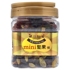 品鮮生活 mini堅果桶 五色果乾, 300g, 1罐