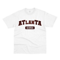 에어플레인 아틀란타 조지아 옆트임 오버핏 통기성 반팔 티셔츠
