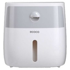 ecoco 意可可 雙層衛生紙盒 E1804 灰色, 1個