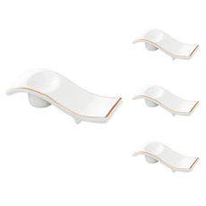 ADUNE高級陶瓷湯匙架, 白色, 4個