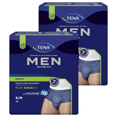 테나 맨 언더웨어 성인기저귀 중형, 9개입, 2개