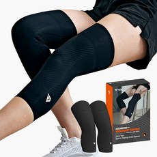 TAPING TECH ST 護膝 2入, 黑色, 1個