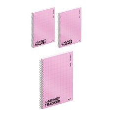 motemote 好用金錢方塊追蹤記帳本, 3個, 混合色