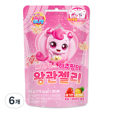 Catch Teenieping 哈啾萍公主皇冠軟糖, 6個, 50g