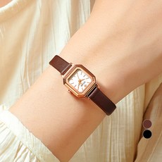 JULIUS 聚利時 女士方形皮革腕錶 JA-1454